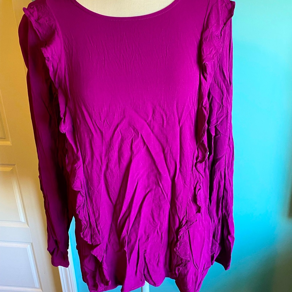 Old Navy Magenta Blouse